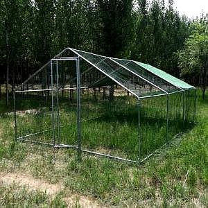 XXL Chicken Run – 24m² Galvanized Steel Park with Reinforced Structure